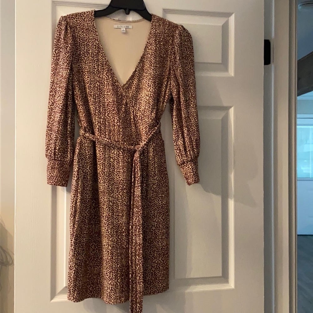 Cheetah print dress! Never wore!